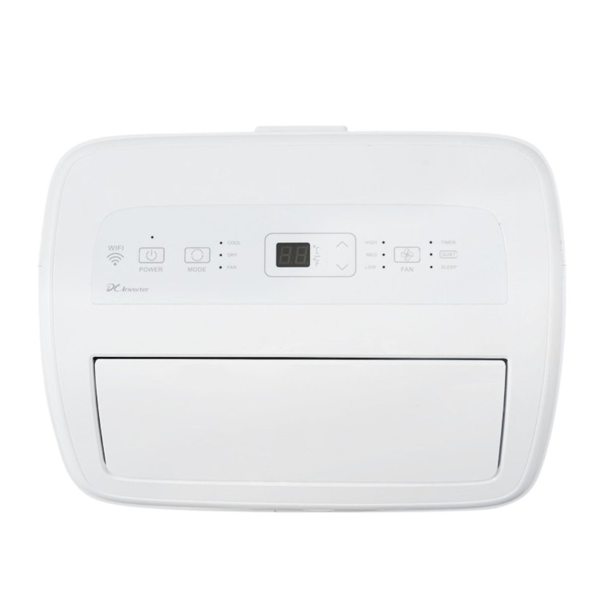 Hisense 8,000 BTU DOE/SACC (10,000 ASHRAE) 350 Sq Ft Dual Hose Portable Air Conditioner with Inverter & Wi-Fi, 3-in-1 Cool, Dehumidify, and Fan Functions, 42 dB(A), Remote Control, Window Kit - HAP0825TWD