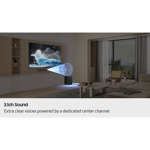 Samsung B-Series Soundbar HW-B630F 3.1 ch DTS Virtual:X Soundbar with Subwoofer (2025 Model) One Remote Control, Voice Enhance Mode, Adaptive Sound
