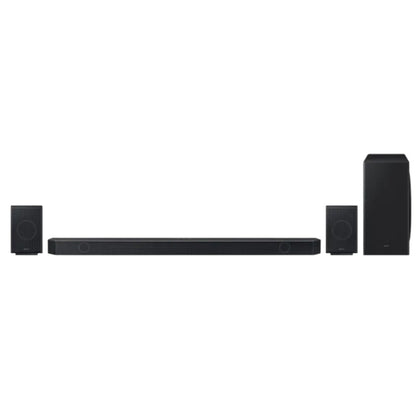 Samsung HW-Q930D/ZA 9.1.4 Channel Q-Series Soundbar with Wireless Subwoofer and Rear Speakers, Dolby Atmos and Q-Symphony - Black