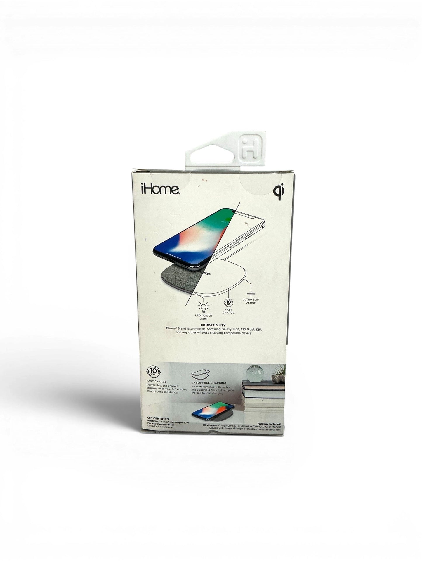 IHOME Wireless charging 10W pad 2IHQI0436G0L2-R