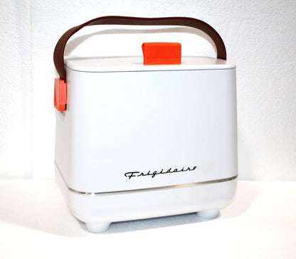 Frigidaire 6-Can Retro Top-Opening Portable Beverage Mini Fridge/Cooler EFMIS308-WHITE