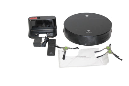 Lefant M210S Robot Vacuum Cleaner, Tangle-Free, Strong Suction, Slim, Low Noise, Automatic Self-Charging, Wi-Fi/App/Alexa/Remote Control, Ideal for Pet Hair Hard Floor and Daily Cleaning, Black