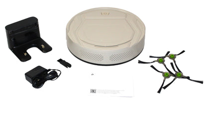 Lefant M210 Pro Robot Vacuum Cleaner, Tangle-Free 2200Pa Suction, Slim,Quiet, Self-Charging Wi-Fi/APP Remote Connected Robotic Vacuum Cleaner, Work with Alexa, Ideal for Pet Hair, Hard Floors Champagne Grey