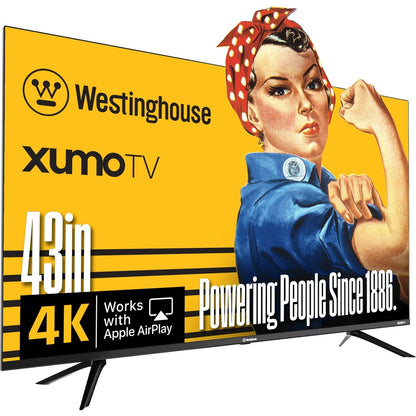 Westinghouse 43" Smart Roku TV 4K UHD XUMO WX43UX4800