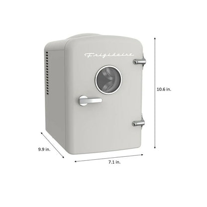 Frigidaire 6 Can Mini Personal Dorm Fridge Cooler Moonbeam EFMIS429-MOON