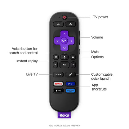 Roku 50" Select Series 4K HDR Smart Roku TV with Roku TV Remote 50R4C5