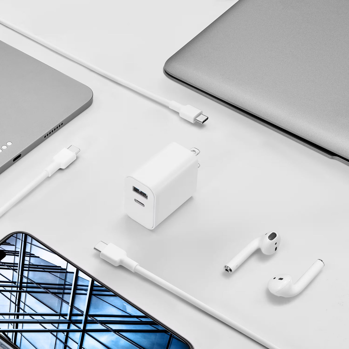 Mophie Wall USB-C PD USB-A 42W Gan 2 pack Phone Chargers CHG-WALL-PD-42W