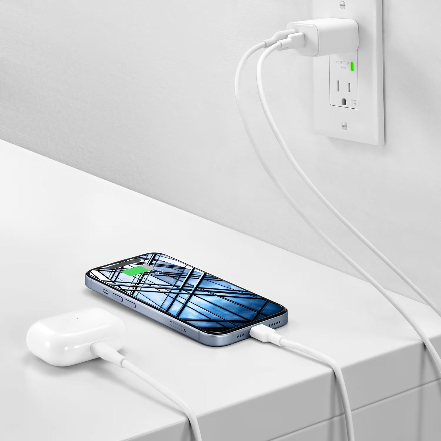 Mophie Wall USB-C PD USB-A 42W Gan 2 pack Phone Chargers CHG-WALL-PD-42W