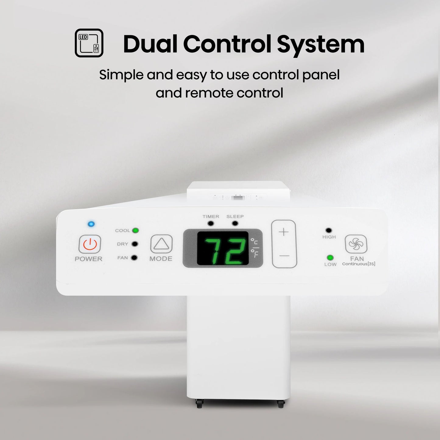 Hisense 5000 BTU (DOE) 115-Volt 150 sq. ft. Vented Small Room Portable Air Conditioner, Remote control - AP0525CR1W