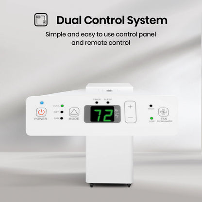 Hisense 5000 BTU (DOE) 115-Volt 150 sq. ft. Vented Small Room Portable Air Conditioner, Remote control - AP0525CR1W