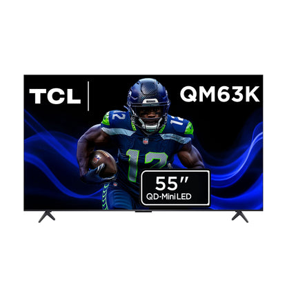 TCL 55" QM63K Series QD-Mini LED QLED 4K UHD Smart TV with Google TV 55QM63K