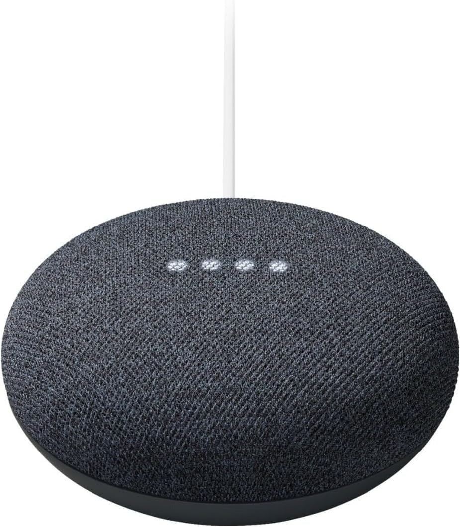 Google Nest Mini (2nd Generation) with Google Assistant - Charcoal GA00781-US