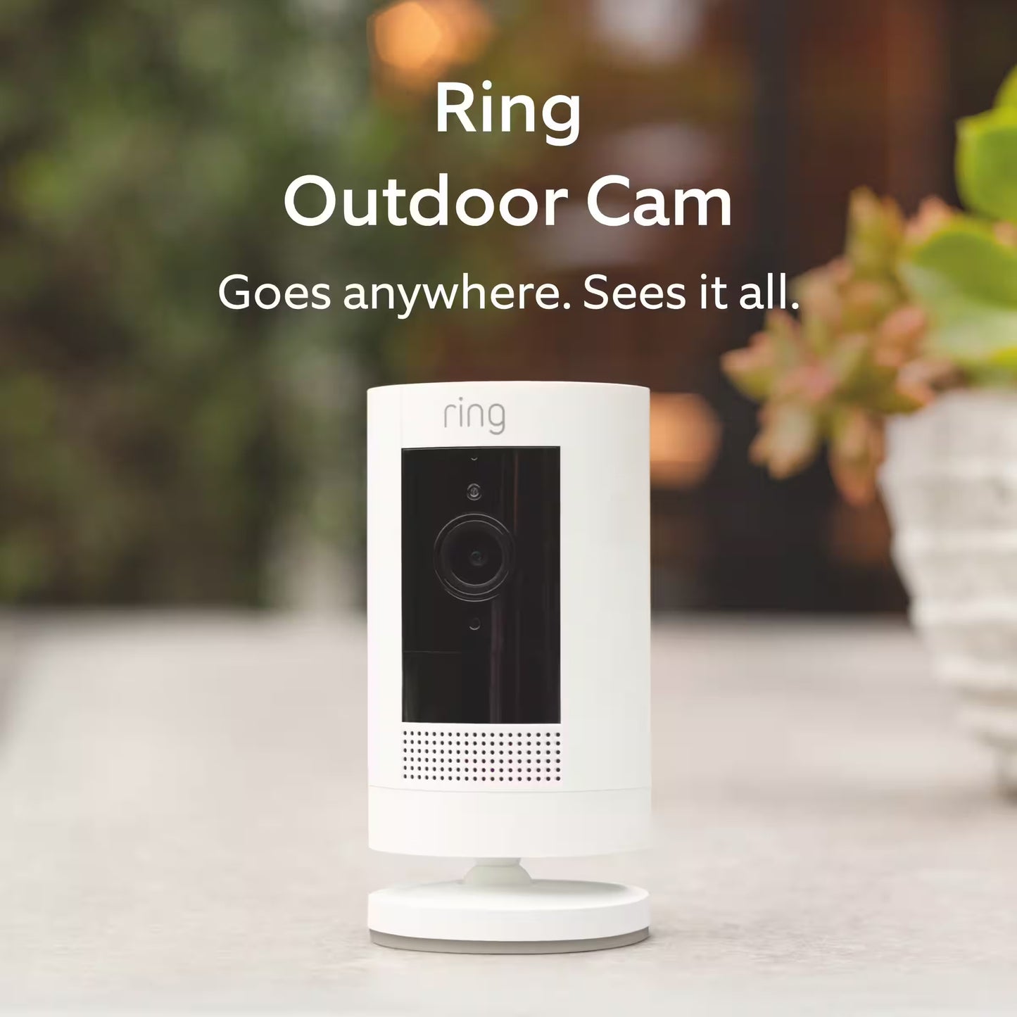 Ring Stick Up Cam Battery-Powered Wireless Indoor/Outdoor Security Camera