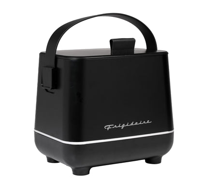 Frigidaire 6-Can Retro Top-Opening Portable Beverage Mini Fridge/Cooler EFMIS308-BLACK Certified Refurbished