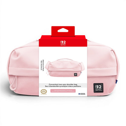HORI Crossbody Adventure Pack (Cozy Pink) for Nintendo Switch 2 NSX-117U