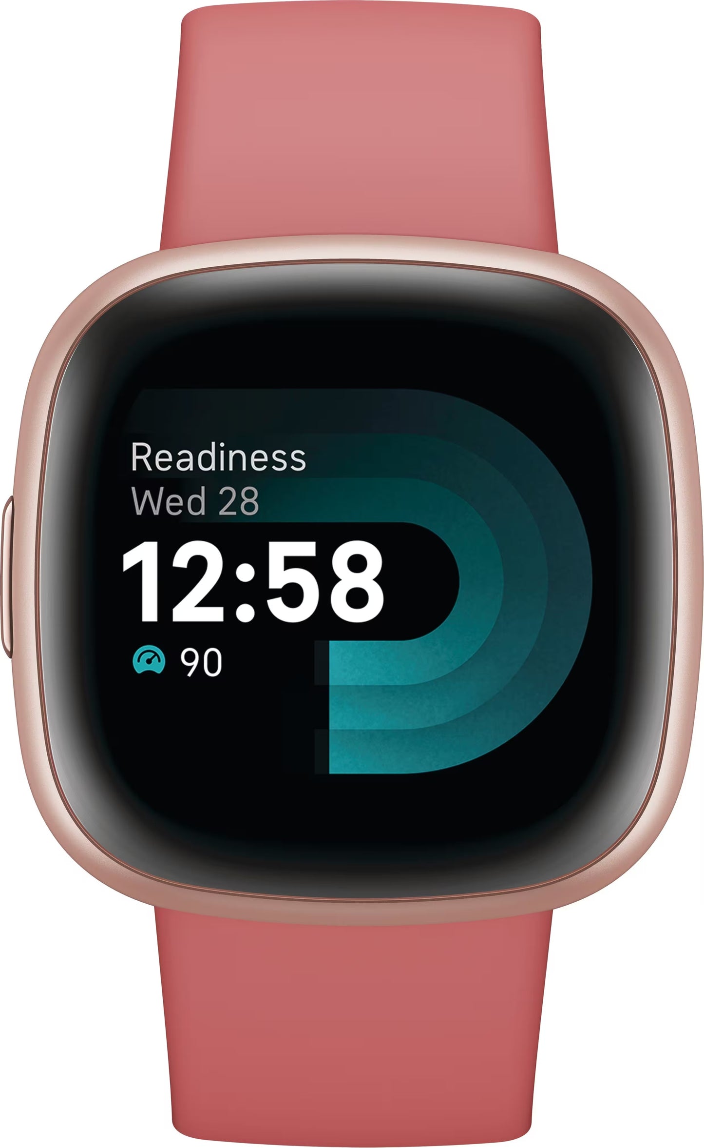 Fitbit Versa 4 Fitness Smartwatch Bundle - Beet Juice/Copper Rose FB523RGRDS