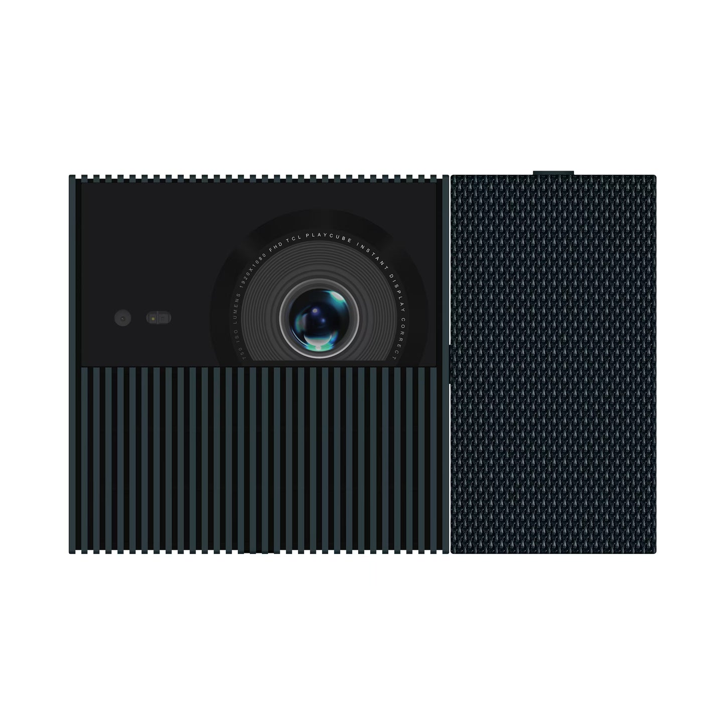 TCL PlayCube 1080P Full HD HDR DLP Portable Smart Projector 750 ISO Lumens w/ Google TV, 750 ISO Lumens, Screen Sizes up to 150”, Wi-Fi 5 - P30D8F