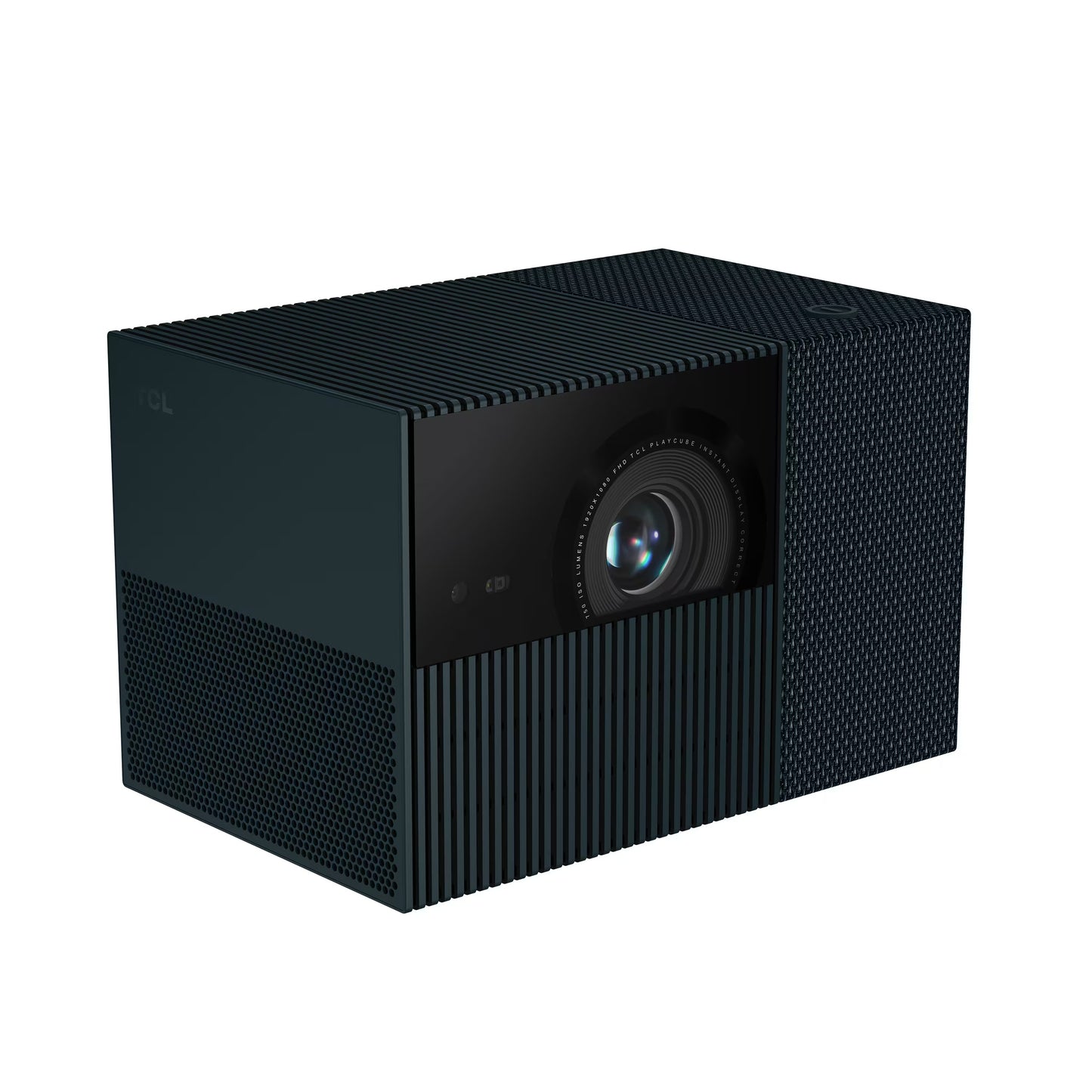 TCL PlayCube 1080P Full HD HDR DLP Portable Smart Projector 750 ISO Lumens w/ Google TV, 750 ISO Lumens, Screen Sizes up to 150”, Wi-Fi 5 - P30D8F