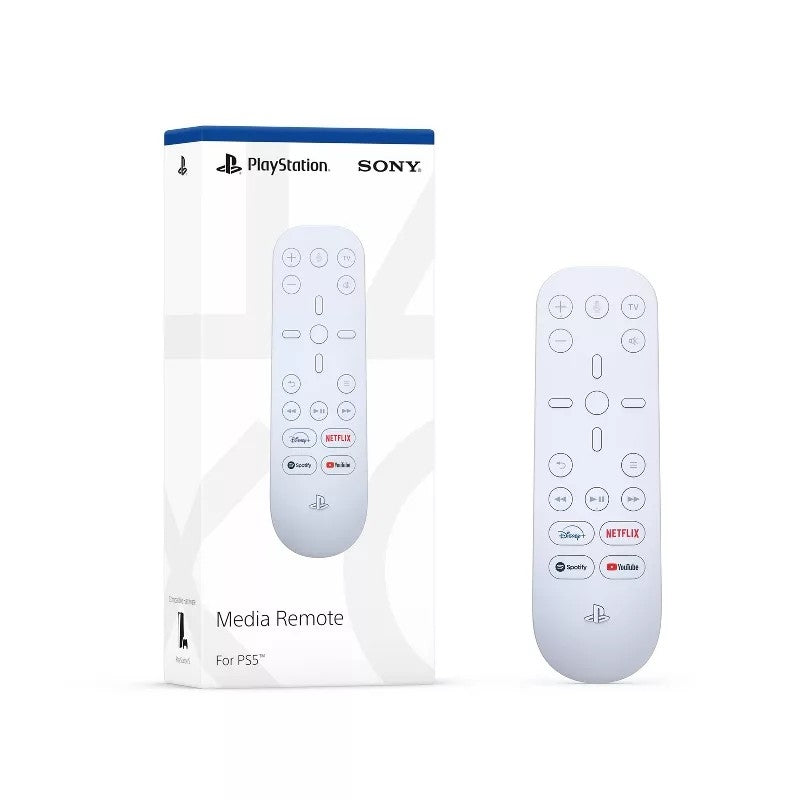 Sony PlayStation Media Remote for PS5 Console Entertainment Control - CFI-ZMR1