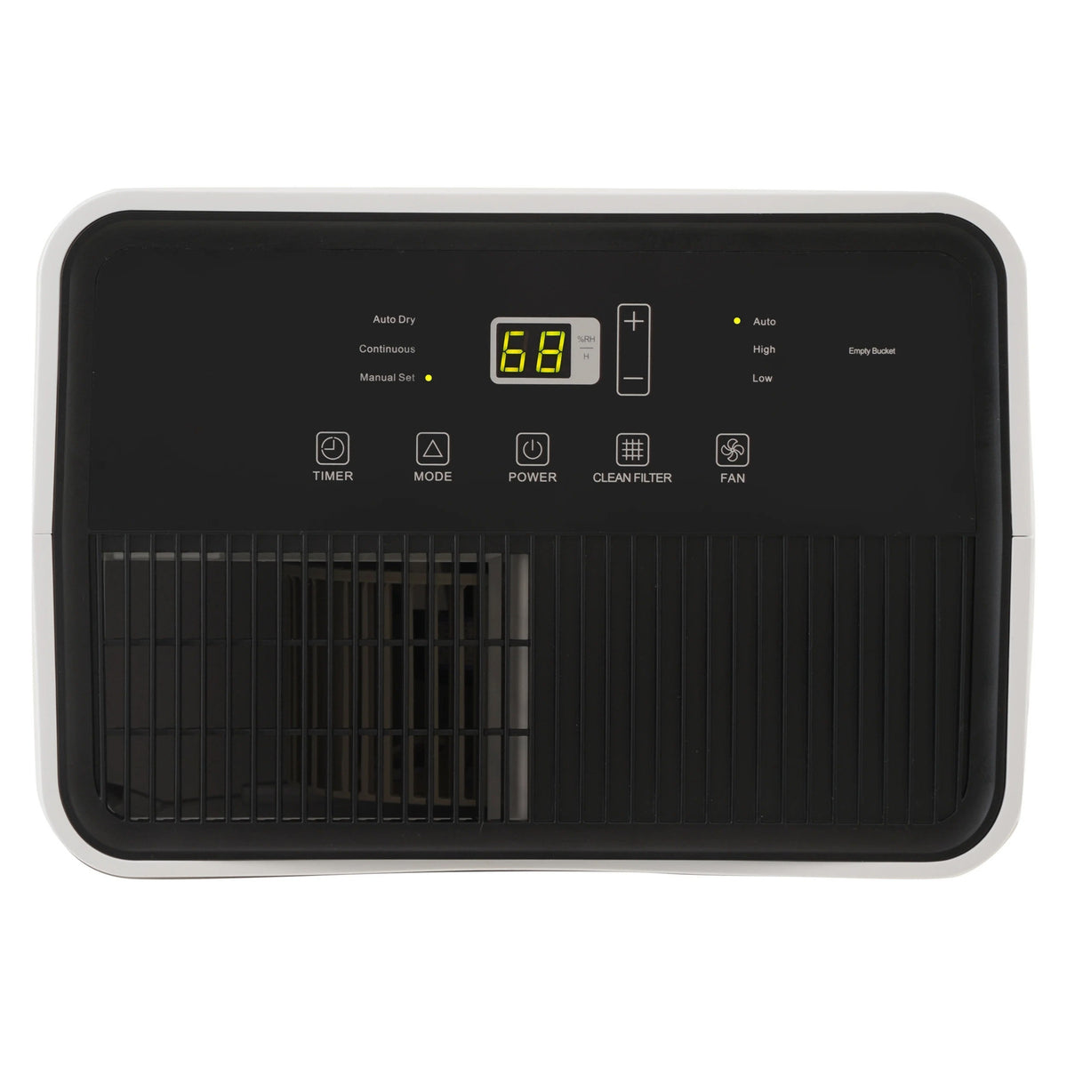 Hisense 35 Pint 3,000 sq. ft. Portable Dehumidifier, Low Noise Airflow System, 3-Speeds, Noise 45-49 dB, Removable Washable Filter - HD3524