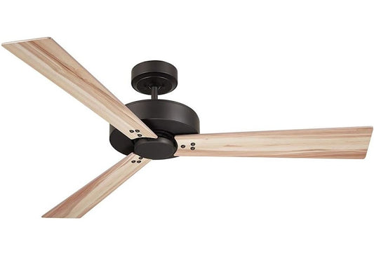 Kathy Ireland Home Keane 52" Ceiling Fan Oil-Rubbed Bronze Aged Oak / Natural Blades CF320AORB