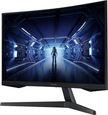 Samsung 34” Odyssey G5 1000R Curved 1ms 165Hz QHD FreeSync Prem Gaming Monitor Black LC34G55TWWNXZA