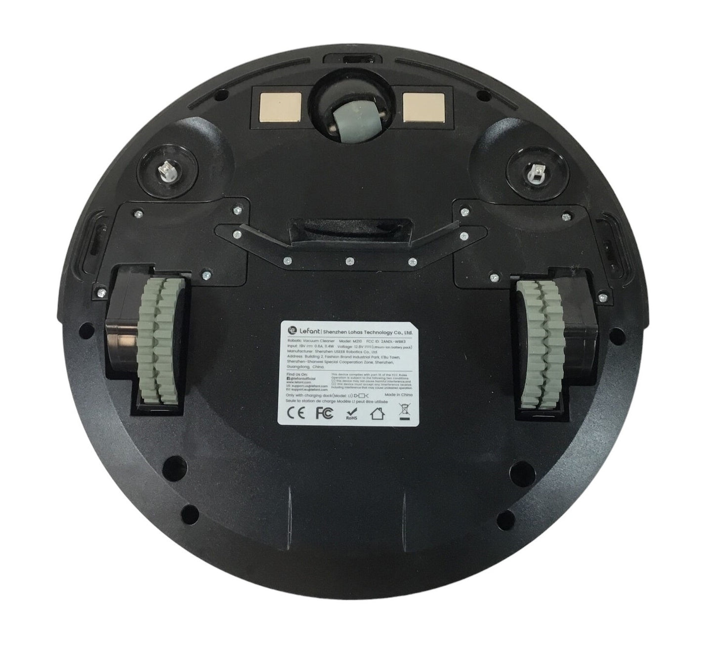 Lefant M210 Robot Vacuum Cleaner Slim Robotic Vacuum Self-Charging Carpet, Hard Floor, White with Alexa/WiFi/App Control,