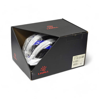 Livall BH100 Bling Biking Cycling Smart Helmet w Volume Control LED Turn Signals, Blue, Large BH100-15007