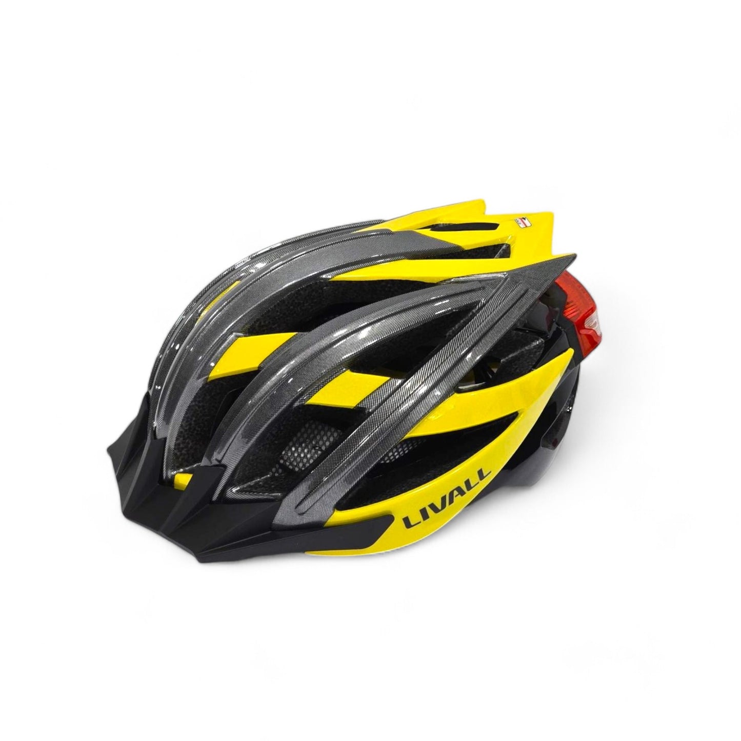 Livall BH100 Bling Biking Cycling Smart Helmet w/ Volume Control LED Turn Signals Yellow Large BH100-15008