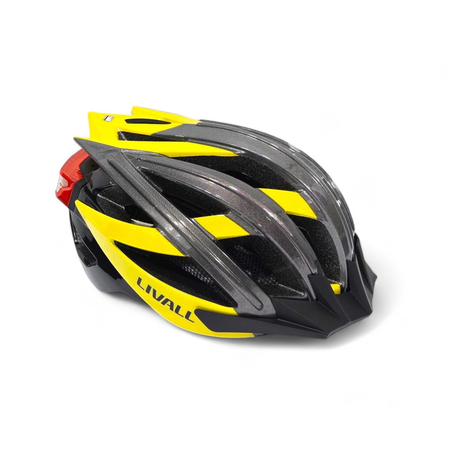 Livall BH100 Bling Biking Cycling Smart Helmet w/ Volume Control LED Turn Signals Yellow Large BH100-15008