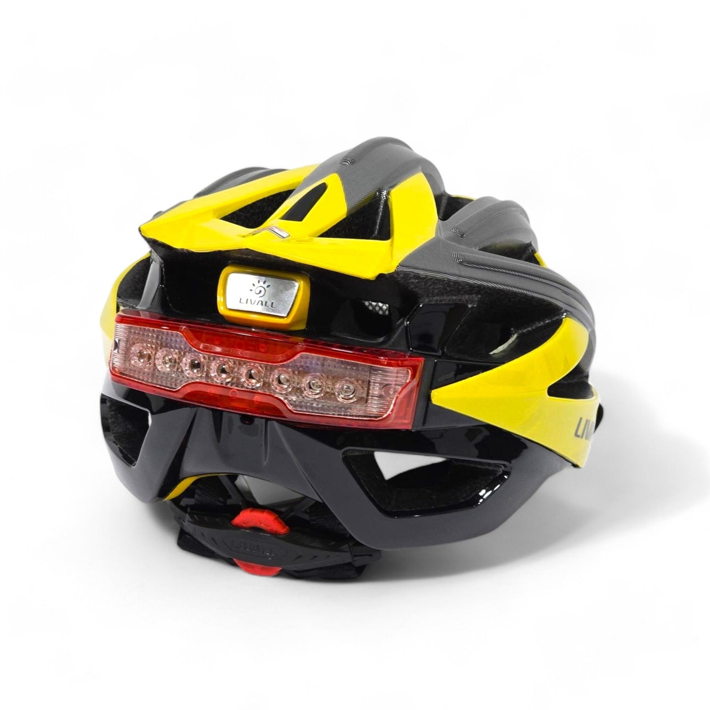 Livall BH100 Bling Biking Cycling Smart Helmet w/ Volume Control LED Turn Signals Yellow Large BH100-15008