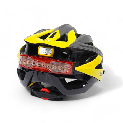 Livall BH100 Bling Biking Cycling Smart Helmet w/ Volume Control LED Turn Signals Yellow Large BH100-15008
