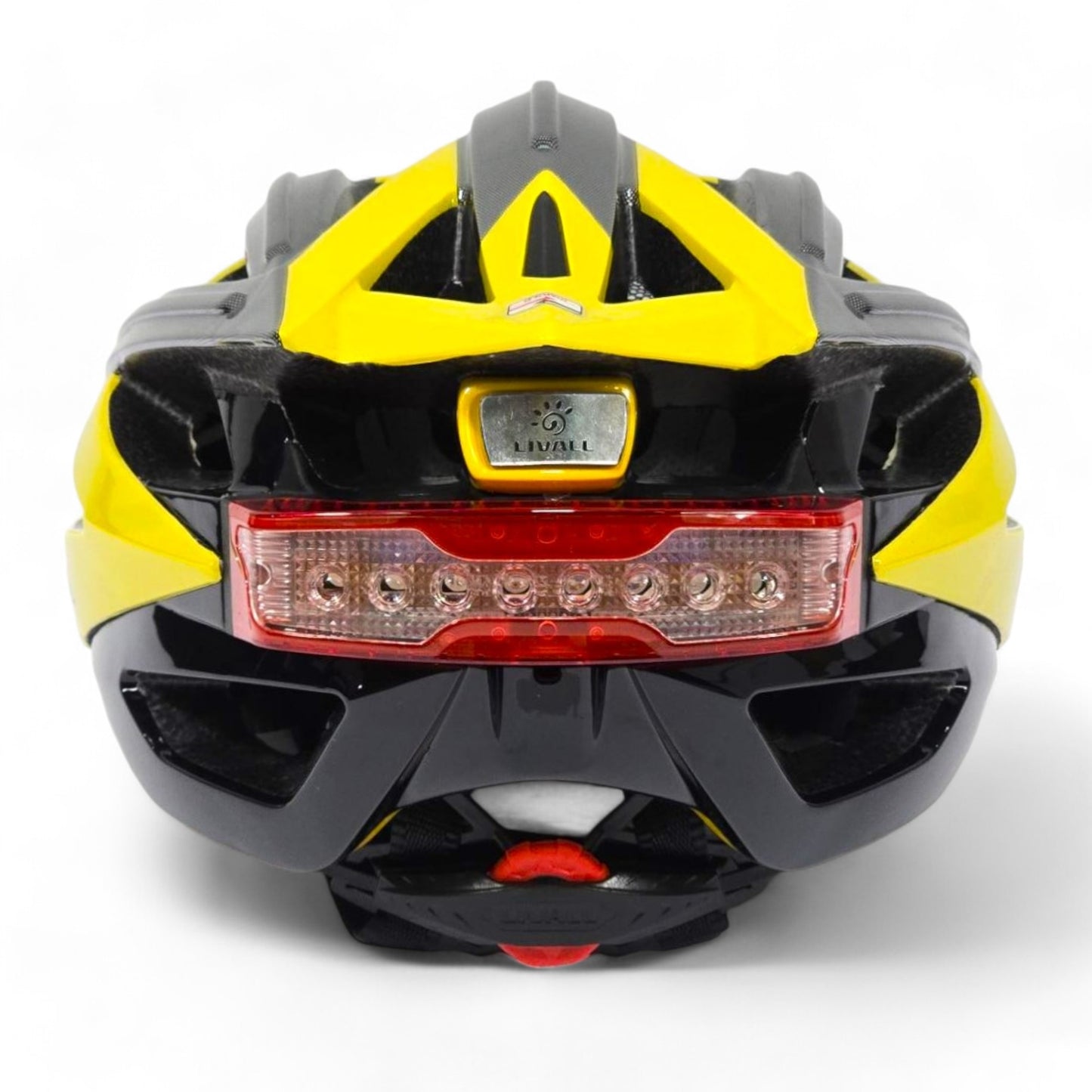 Livall BH100 Bling Biking Cycling Smart Helmet w/ Volume Control LED Turn Signals Yellow Large BH100-15008