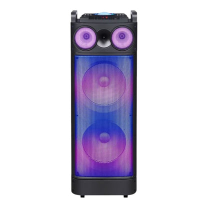 QFX Portable Party Speaker with TWS, Bluetooth and Liquid Motion Circle Lights LMS-1234