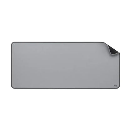 Logitech Desk Mat Studio Series Extended Mouse Pad with Spill-resistant Durable Design (Large) Mid Gray 956-000047