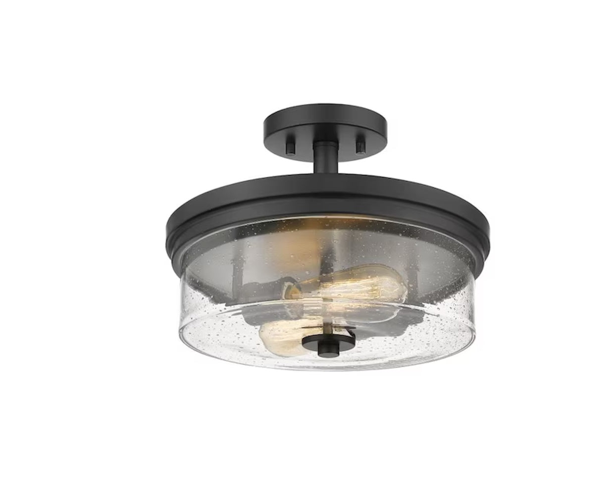 Luminance 2-Light Semi-Flush Mount Light Provincial Bronze - F16213-85
