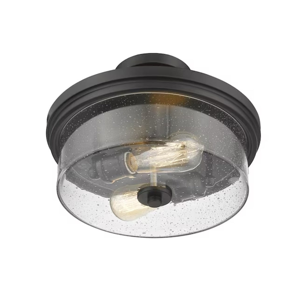 Luminance 2-Light Semi-Flush Mount Light Provincial Bronze - F16213-85