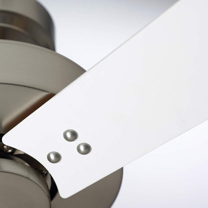 Luminance 3 Reversible Wood Blades in Satin White/Maple for Keane 52" Brushed Steel Indoor Ceiling Fan - B320SWMP