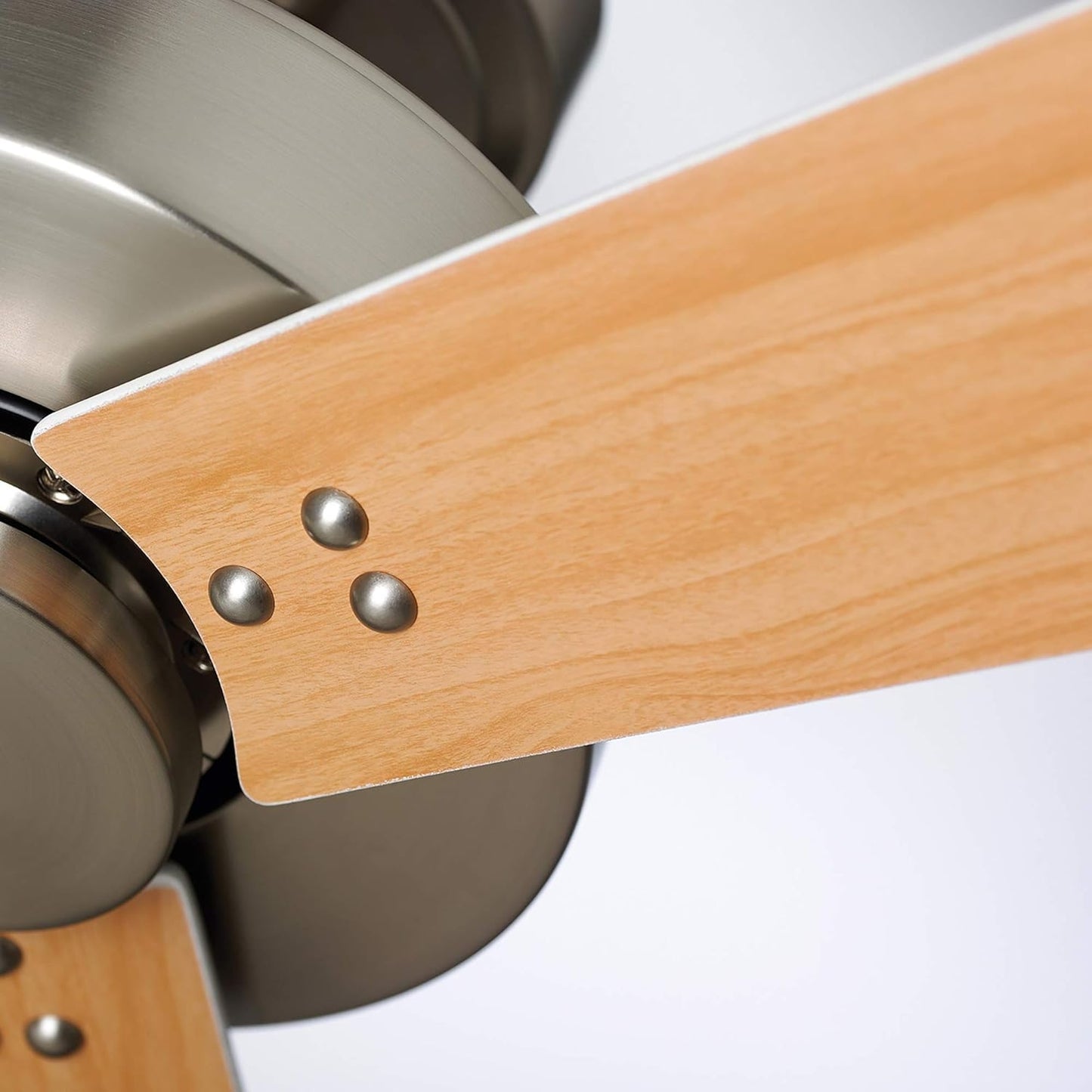 Luminance 3 Reversible Wood Blades in Satin White/Maple for Keane 52" Brushed Steel Indoor Ceiling Fan - B320SWMP