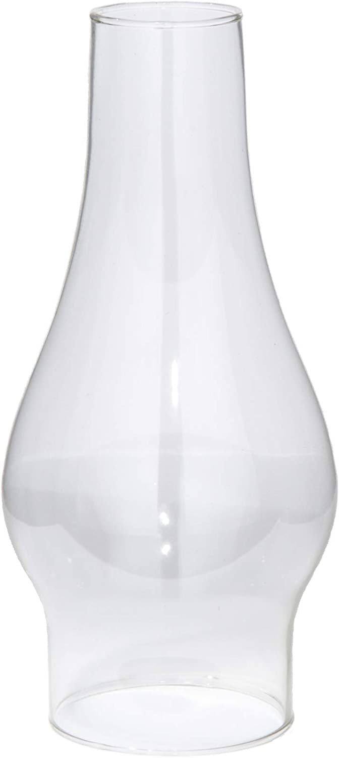 LUMINANCE Clear Glass Chimney 3" Fitter X 8-1/2"H Oil or Kerosene Lanterns- G30 for Oil or Kerosene Lanterns
