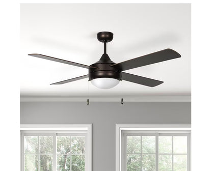Luminance Concord Fans Centurion Ceiling Fan Downlight Oil Rubbed Bronze Finish 52CNT4ORB-ES-LED
