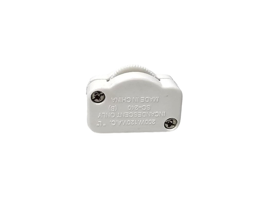 Luminance Hi-Low In Line Switch In White 200 Watts 120V SPT-2 Model D178 10-pack