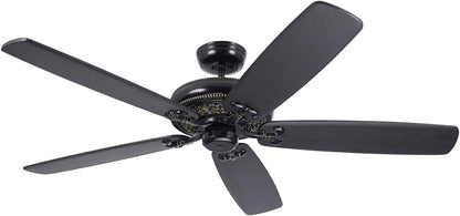 Luminance Kathy Ireland Home Crown Select Eco 72" Ceiling Fan Barbeque Black CF4502BQ