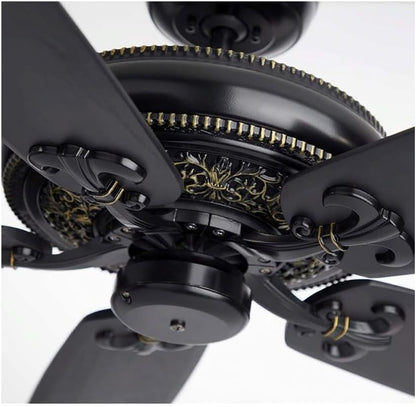 Luminance Kathy Ireland Home Crown Select Eco 72" Ceiling Fan Barbeque Black CF4502BQ