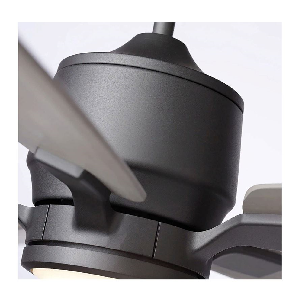 Luminance Kathy Ireland Ion Eco LED 60" Ceiling Fan DC Motor w/ Charcoal Wood Blades