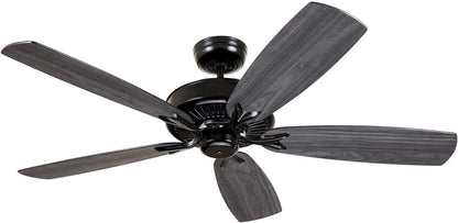 Luminance Kathy Ireland Premium Select Eco 58" Ceiling Fan Barbeque Black w/ Wall Control