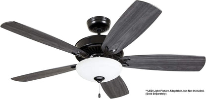 Luminance Kathy Ireland Premium Select Eco 58" Ceiling Fan Barbeque Black w/ Wall Control