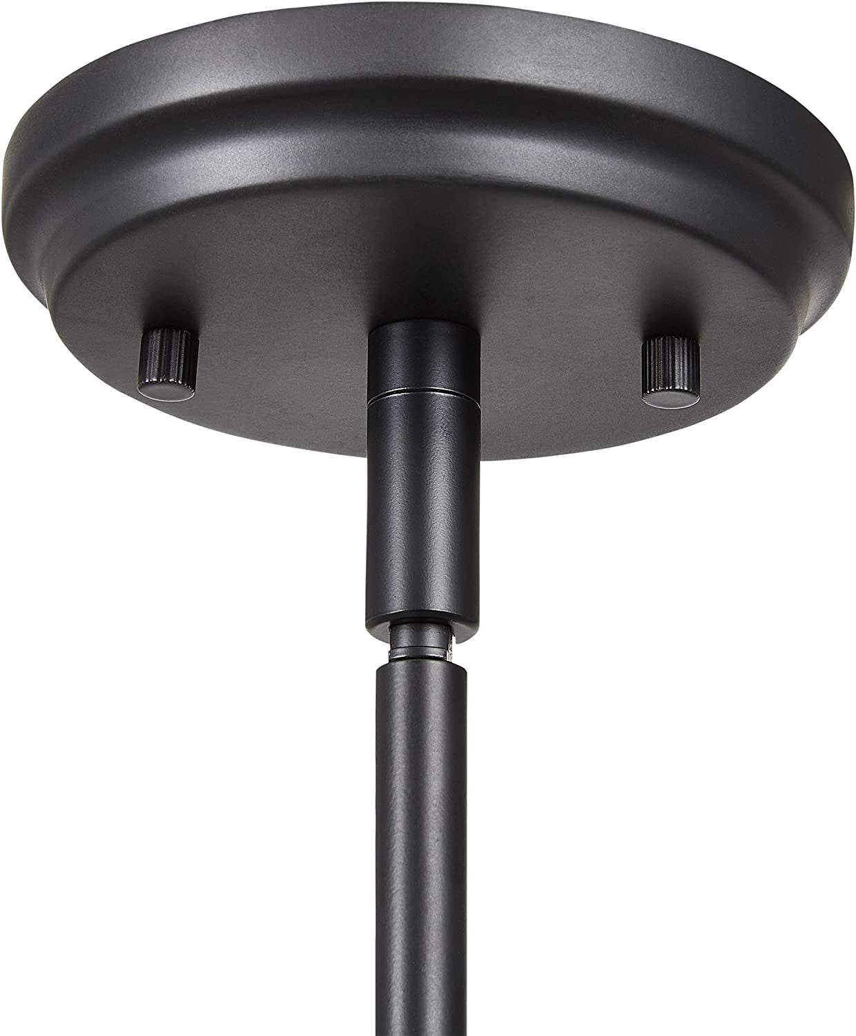 Luminance Mini Black Pendant Lighting for Kitchen Island | Hanging Ceiling Fixture Adjustable Length and Clear Glass Shade F27041-31