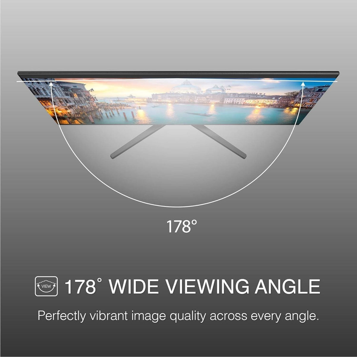 Packard Bell airFrame 21" FHD Monitor, 1920x1080, Ultrawide, VESA Mount Compatible, Tilt Adjustment, HDMI/VGA