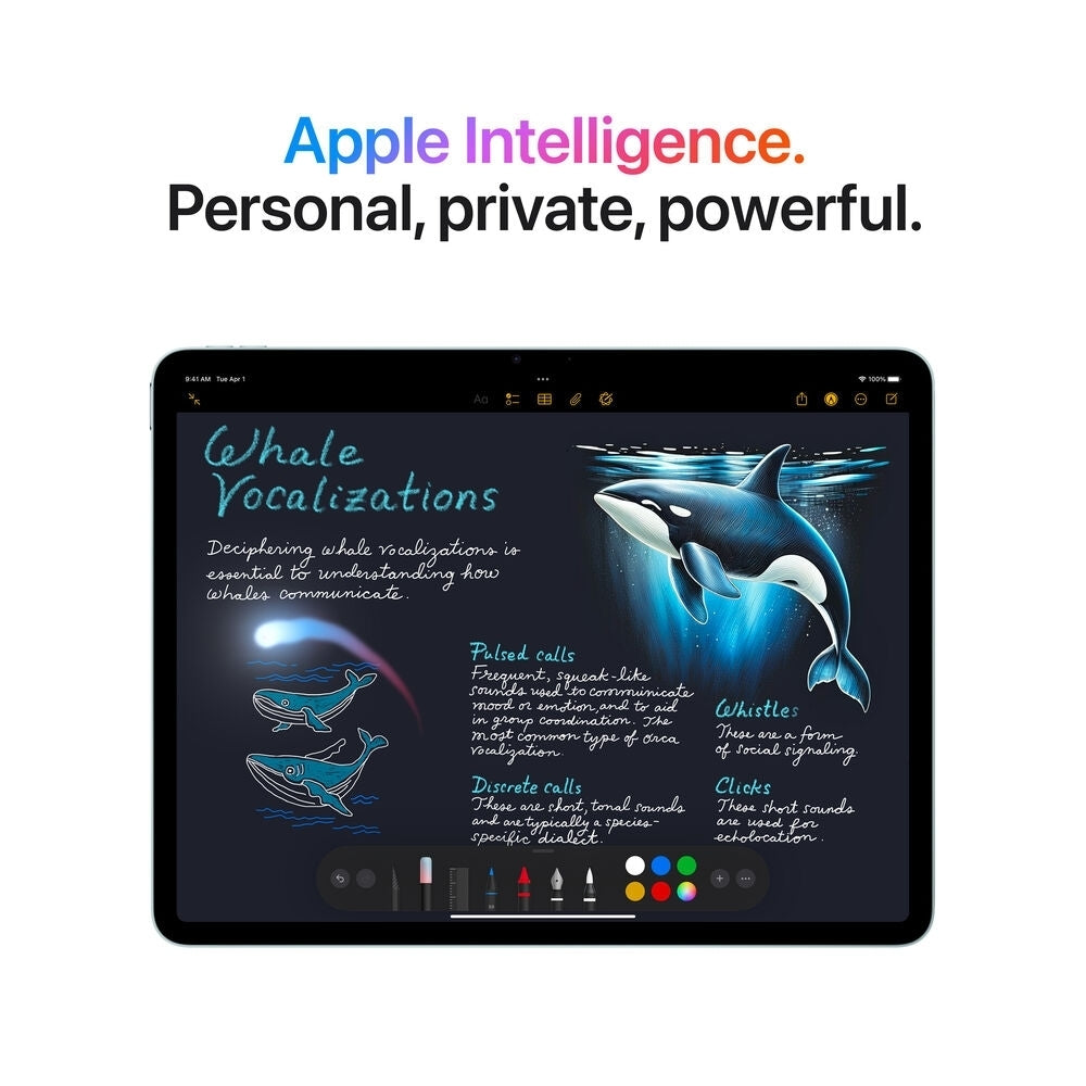 Apple 11" iPad Air M3  8-Core Chip Wi-Fi 8GB of RAM | 128GB Storage Capacity, Wi-Fi 6E (802.11ax) | Bluetooth 5.3, USB-C Port (10 Gb/s) - Purple MCA04LLA